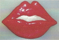 Big Lips Pin, price $6.00